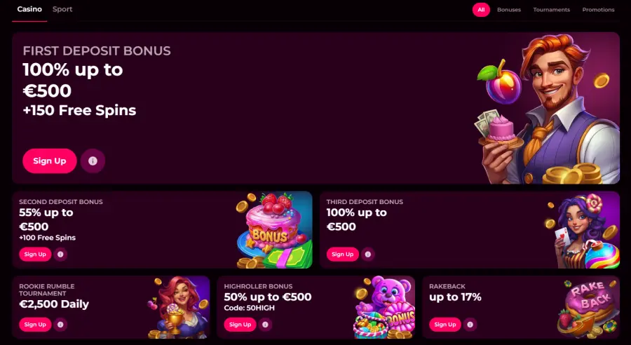 Sweetyspin bonus